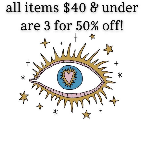 All items $40 & under are 3 for 50% off! - Picture 3 of 3
